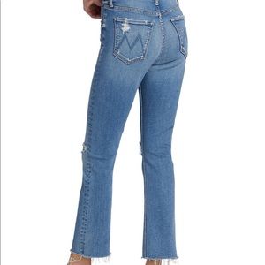 MOTHER The Tripper Frayed Ankle Jeans